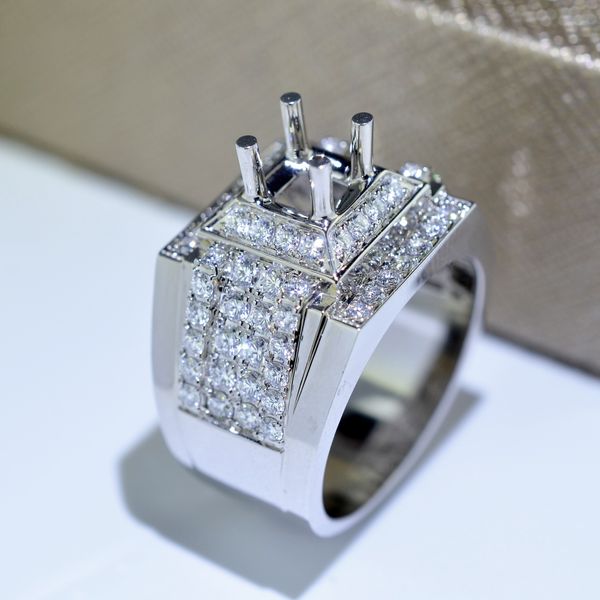  MALE DIAMOND RING 5418 6.6MM (NHẪN NAM KIM CƯƠNG Ổ CHỦ 6.6LI) 