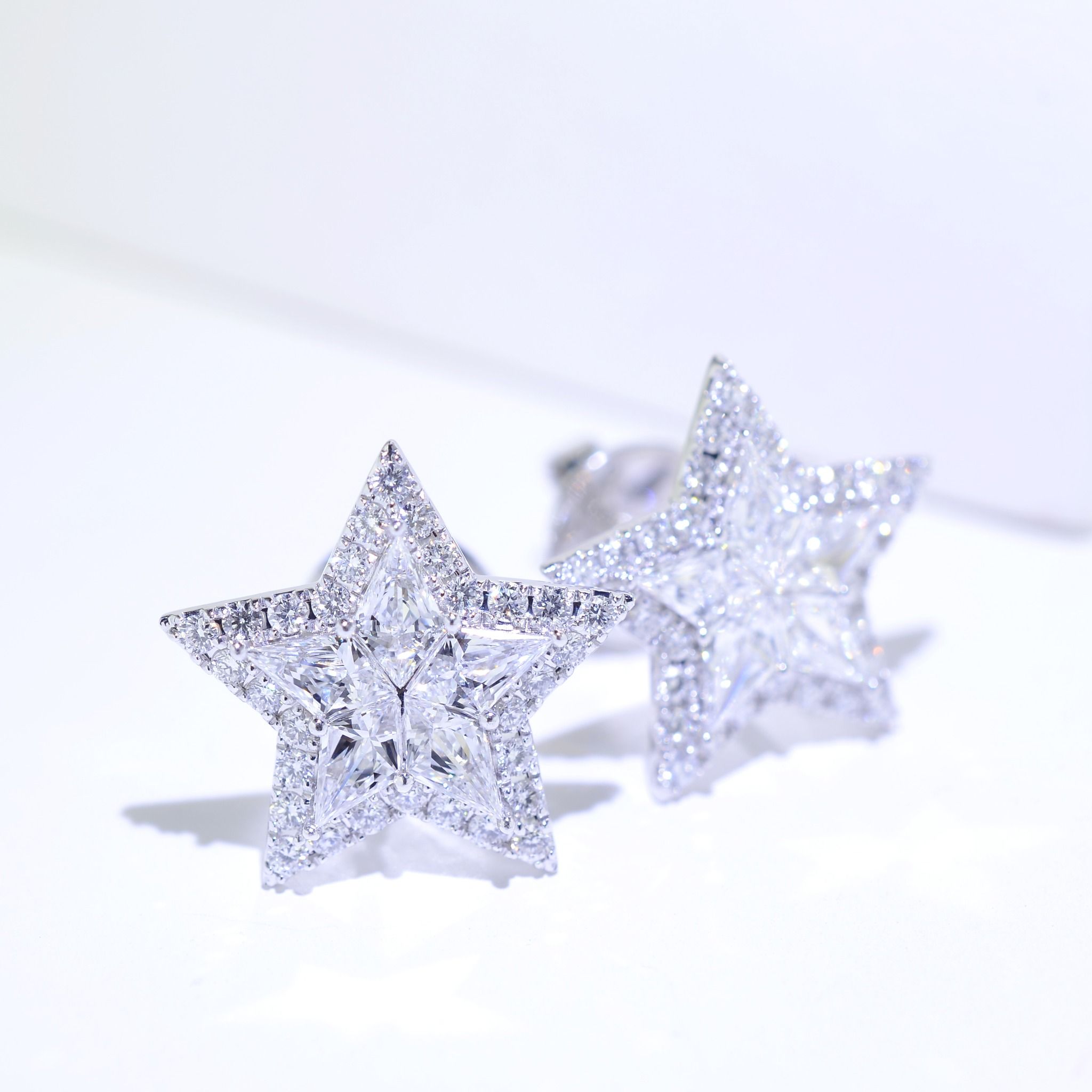  STAR DIAMOND EARRINGS 6011 ( BÔNG TAI NGÔI SAO GHÉP FULL KIM CƯƠNG 6011 ) 