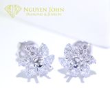  PINWHEEL DIAMOND EARRINGS 5.5MM ( BÔNG TAI CHONG CHÓNG KIM CƯƠNG Ổ CHỦ 5.5LI) 