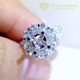  CIRCLE FEMALE DIAMOND RING 3900 6.8MM (NHẪN NỮ KIM CƯƠNG TRÒN 3900 Ổ CHỦ 6.8LI) 