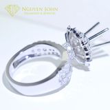  CIRCLE FEMALE DIAMOND RING 3900 6.8MM (NHẪN NỮ KIM CƯƠNG TRÒN 3900 Ổ CHỦ 6.8LI) 