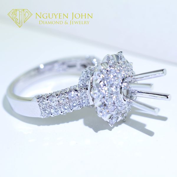  TALLY FEMALE DIAMOND RING 3650 6.5MM ( NHẪN NỮ KIM CƯƠNG TRÒN TALLY 3650 Ổ CHỦ 6.5LI ) 