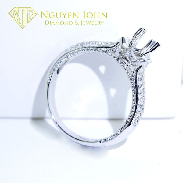  FEMALE DIAMOND RING 5011 4.4MM (NHẪN NỮ KIM CƯƠNG 5011 Ổ CHỦ 4.4LI) 