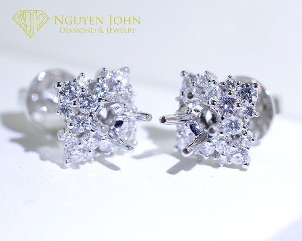  DIAMOND EARRINGS DV HKBA1 5.0MM (BÔNG TAI KIM CƯƠNG DV HKBA1 Ổ CHỦ 5.0LI) 