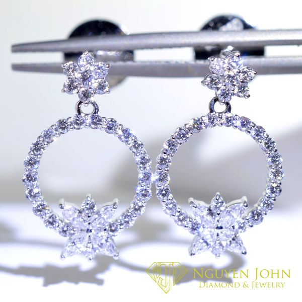  MARQUISE DIAMOND EARRINGS (BÔNG TAI KIM CƯƠNG MARQUISE) 