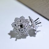  APRICOT BLOSSOM DIAMOND EARRINGS 4.5MM (BÔNG TAI KIM CƯƠNG HOA MAI 4.5LI) 