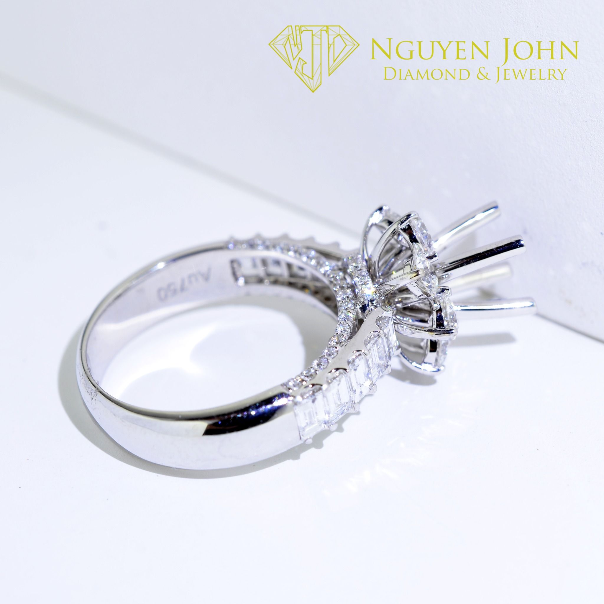  FEMALE DIAMOND RING BG1827 6.2MM (NHẪN NỮ KIM CƯƠNG BG1827 Ổ CHỦ 6.2LI) 