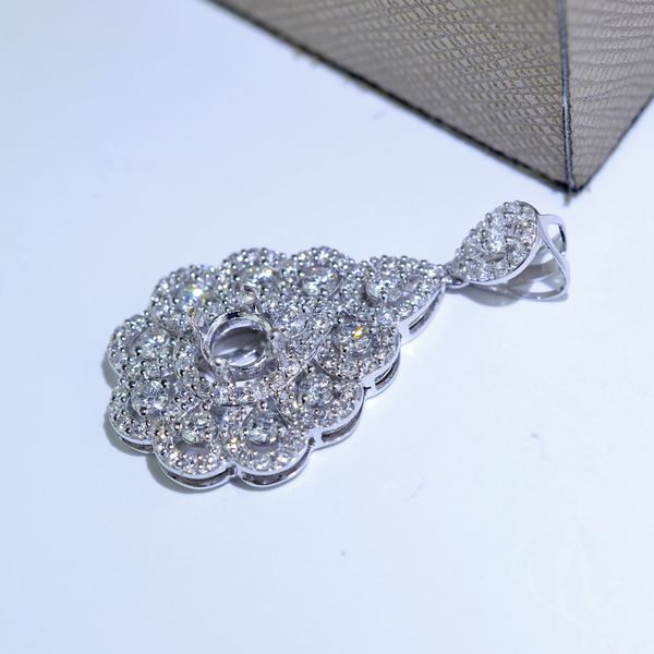  DROPLET DIAMOND PENDANT 750 5.0MM ( MẶT DÂY KIM CƯƠNG GIỌT NƯỚC 750 Ổ CHỦ 5.0LI ) 