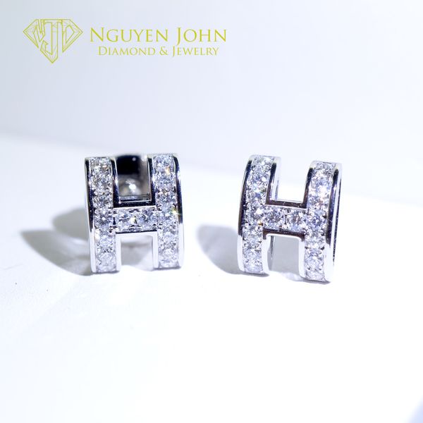  DIAMOND EARRINGS H (BÔNG TAI KIM CƯƠNG CHỮ H) 