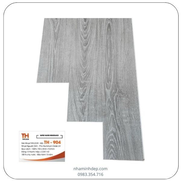 Sàn nhựa nguyên sinh SPC THFLOOR dày 5mm TH-904