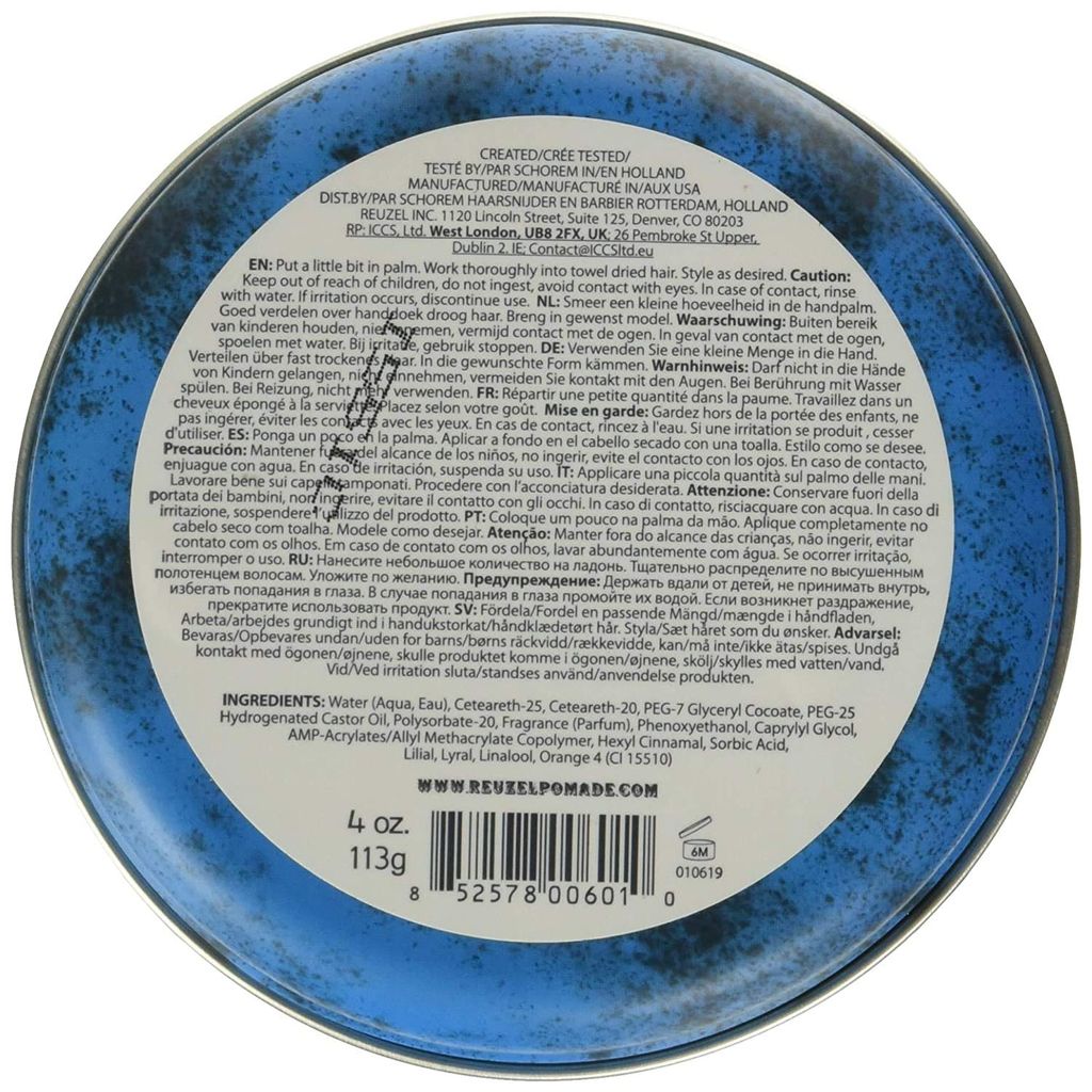 Reuzel Blue Pomade 113g