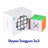  Rubik 3x3 DaYan TengYun V2 - Đồ Chơi Rubic 3 Tầng Có Nam Châm Stickerless Không Viền - Zyo Rubik 