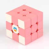  Rubik 3x3x3 GAN Monster Go Cloud Pink (Stickerless hồng) - Đồ Chơi Rubik 3 Tầng - ZyO Rubik 