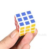  Rubik 3x3 QiYi mini 3cm Stickerless không viền - ZyO Rubik 