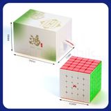  Rubik 2024 5x5 QiYi XMD Hong UV Coated 5x5 Stickerless- Rubic 5 Tầng Có Nam Châm Không Viền - Zyo Rubik 