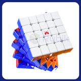  Rubik 2024 5x5 QiYi XMD Hong UV Coated 5x5 Stickerless- Rubic 5 Tầng Có Nam Châm Không Viền - Zyo Rubik 