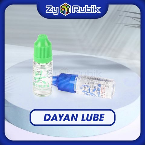  Combo Lube Dayan Xanh Lá và Xanh Dương - Dầu Bôi Trơn Rubic Làm Nhanh, Làm Chậm - Zyo Rubik 