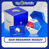  Rubik Gan Megaminx V2 2024 - Gan Megaminx Maglev UV - Rubik Biến Thể Gan 12 Mặt Có Nam Châm Cao Cấp - Zyo Rubik 