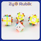  Combo Rubik - Qiyi Set 2 - Qiyi 2x2, Qiyi 3x3, Qiyi 4x4, Qiyi 5x5 ( Stickerless Không Viền ) - Zyo Rubik 