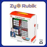  Combo 4 Rubik (Qidi 2x2,Sailing 3x3,Qiyuan 4x4, Qizheng 5x5) SET 1 QiYi ( Viền Đen ) - ZyO Rubik 