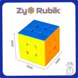  Rubik 3x3 RS3M 2020 MFJS - Rubic Nam Châm Stickerless 3 Tầng - ZyO Rubik 