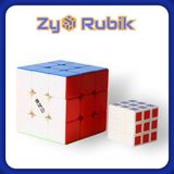  Rubik 3x3 QiYi mini 3cm Stickerless không viền - ZyO Rubik 