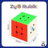  Rubik 3x3 Gan 356 RS V1-V2 - Rubic 3x3 cao cấp đến từ hãng Gan - Zyo Rubik 