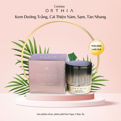  Kem dưỡng trắng, cải thiện nám sạm, tàn nhang Coreana Orthia Age Spot Correcting Cream (KDT) 