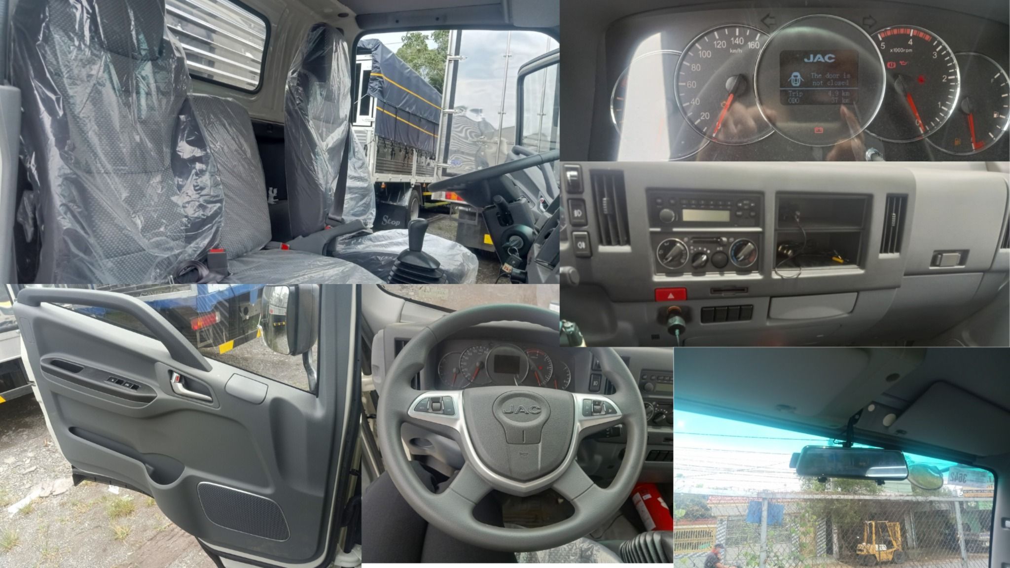 XE TẢI JAC N350S 3,5 TẤN THÙNG KÍN 4.35M