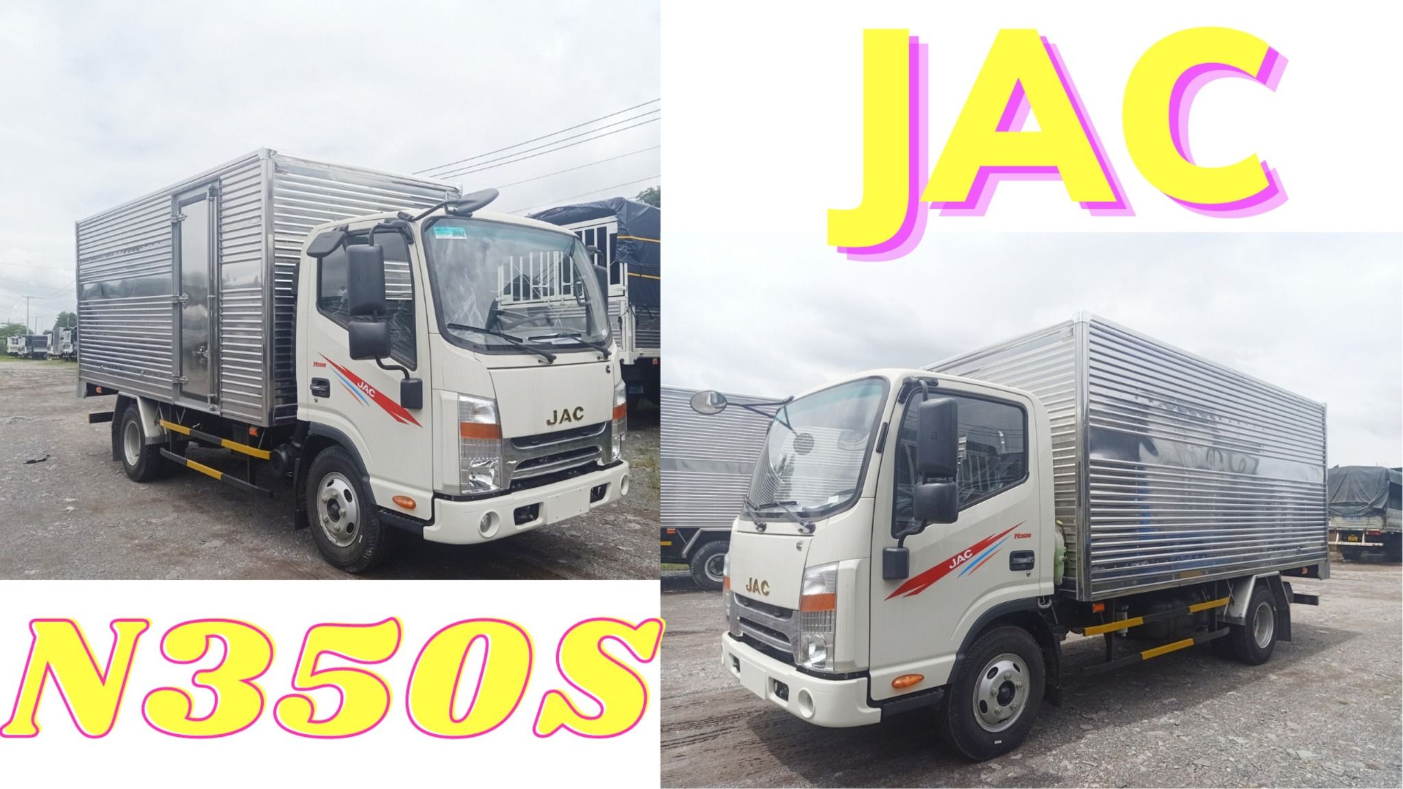 XE TẢI JAC N350S 3,5 TẤN THÙNG KÍN 4.35M
