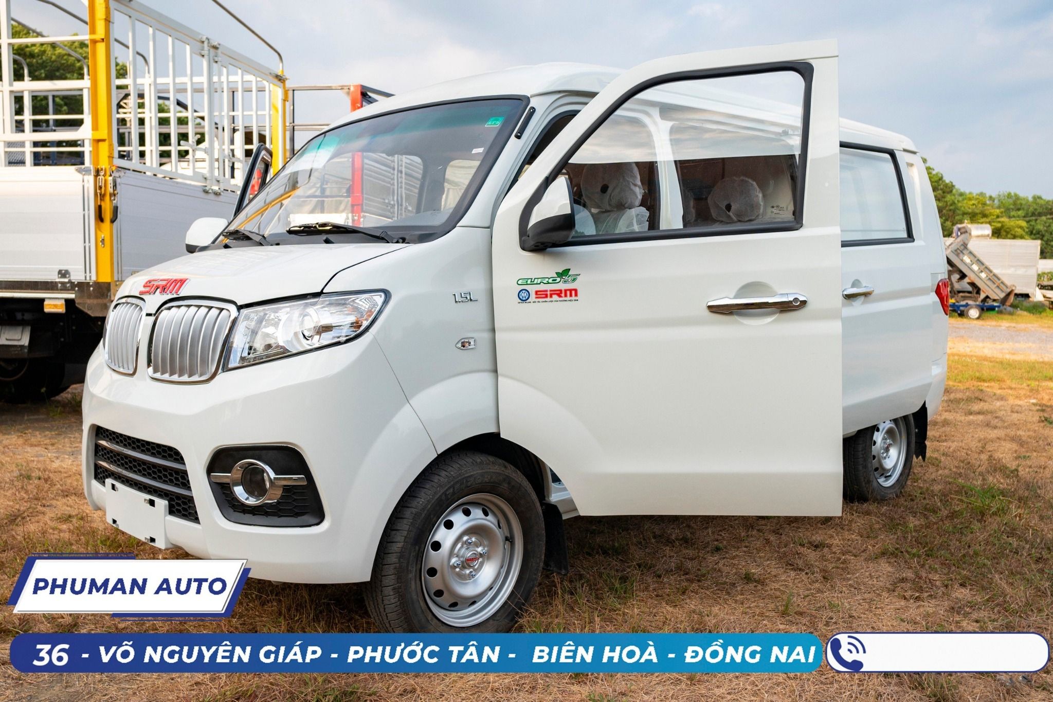 XE VAN SRM 5 CHỖ NGỒI 650KG (SRM X30-V5) KHÔNG CẤM GIỜ