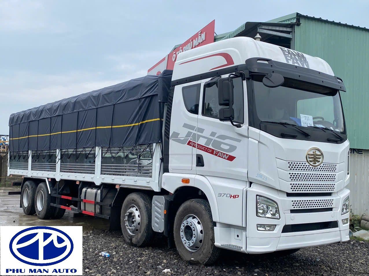 (New) XE TẢI FAW 4 CHÂN JH6 370HP NHẬP KHẨU