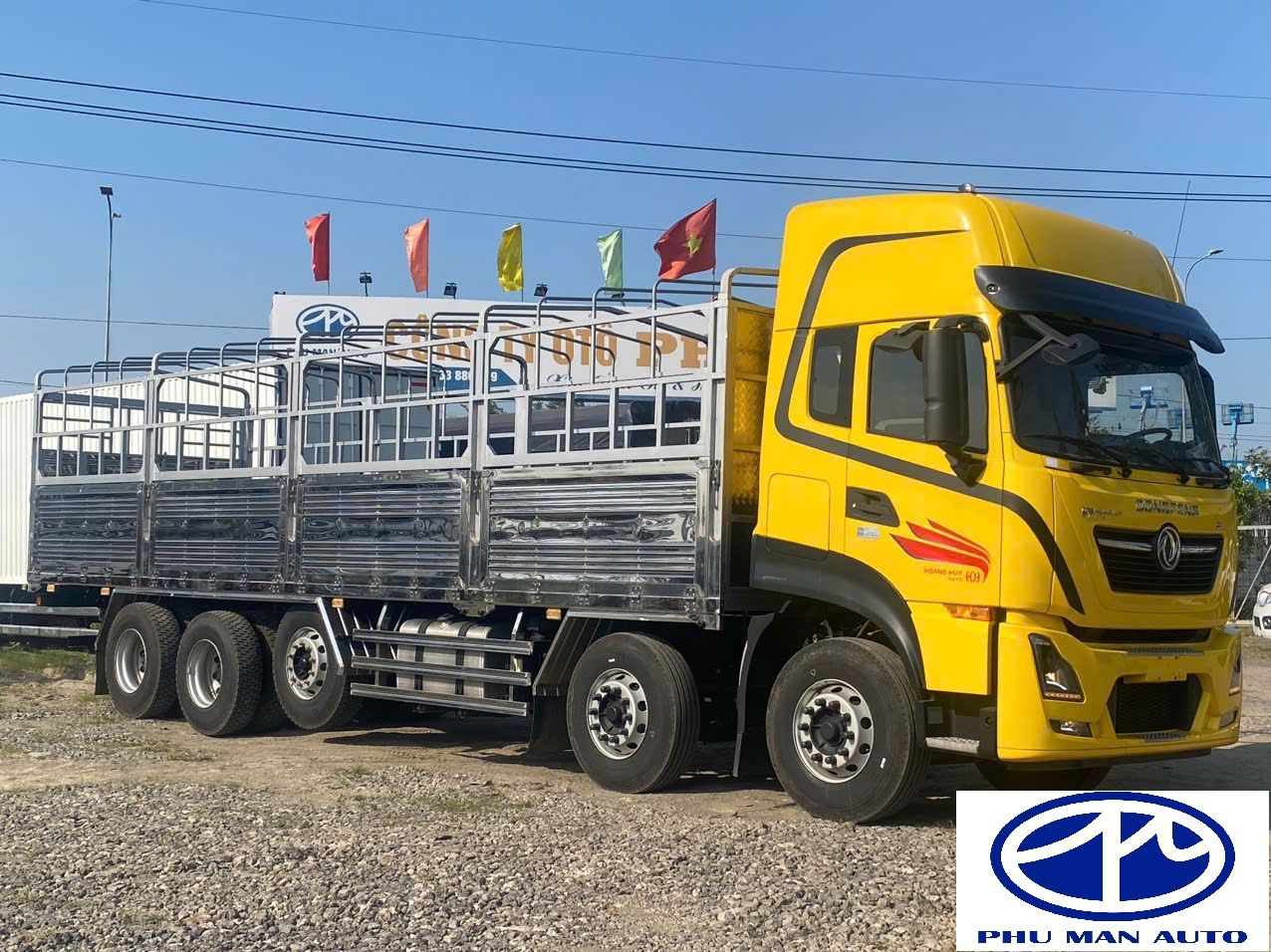(New) XE TẢI DONGFENG HOÀNG HUY 5 CHÂN KL360 (10x4)