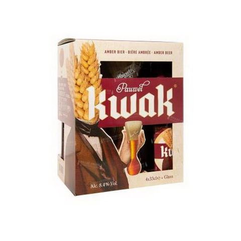  Hộp Quà Tặng 6 Chai Bia Pauwel Kwak 8,4% (330ml) 