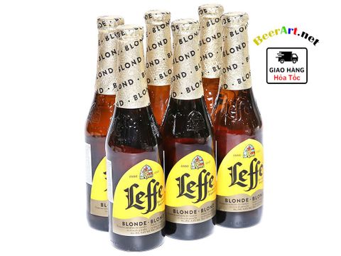  Lốc 6 Chai Bia Leffe Blonde (Leffe Vàng) (330ml) 