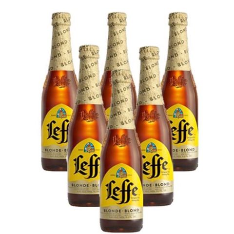  Lốc 6 Chai Bia Leffe Blonde (Leffe Vàng) (330ml) 