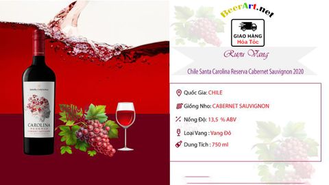  Rượu vang Chile Santa Carolina Reserva Cabernet Sauvignon 