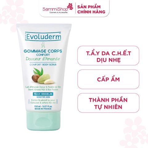 Evoluderm Tẩy tế bào chết Douceur d'Amande 150ml