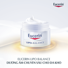 Eucerin Kem dưỡng  Sensitive Skin Lipo-Balance 50ml