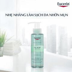 Eucerin Sữa rửa mặt  Acne-Oil Control Pro Acne Solution Cleansing Gel 400ml