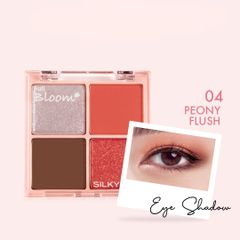 Silky Girl Phấn mắt Bloom Shadow Quad