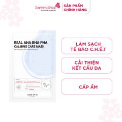 Some By Mi Mặt nạ giấy Real AHA-BHA-PHA Calming Care Mask 20g