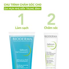 Bioderma Kem dưỡng giảm mụn Sebium Kerato+ 30ml