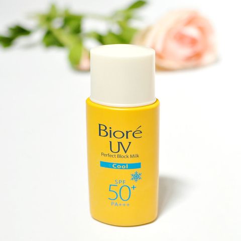 Biore Kem Chống Nắng UV Pefect Protect Milk Cool SPF50+/PA+++ 25ml