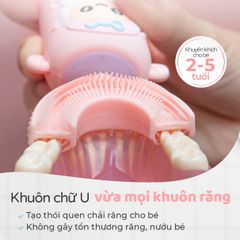 Halio Bàn chải điện chữ U cho Bé U-Shaped Toothbrush