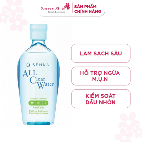 Senka ALL Clear Water Micellar Formula Fresh 230ml