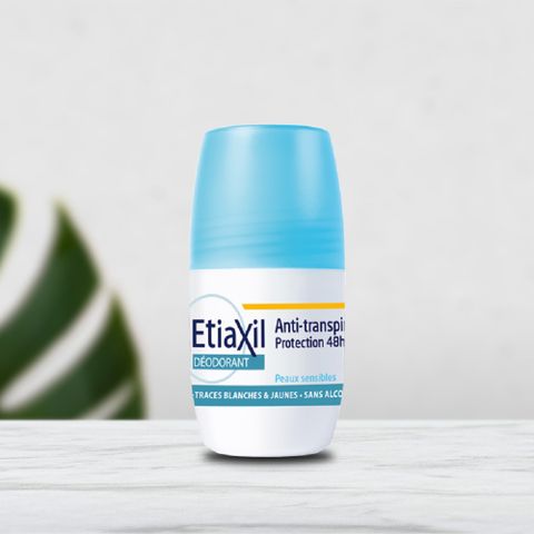 Lăn khử mùi Etiaxil Deodorant anti-transpirant 48h Roll-on Peaux Sensibles 50mll