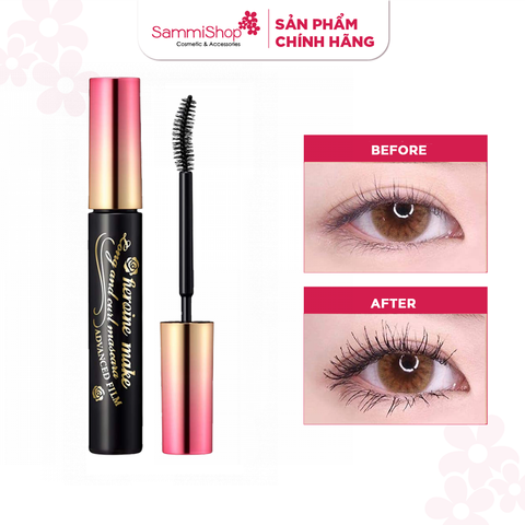 KISSME Chuốt mi Heroine Make Long & Curl Mascara Advanced Film #01 Jet Black Black