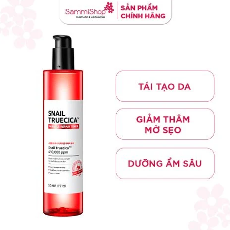 [date 4/25] Some By Mi Nước hoa hồng Snail Truecica Miracle Repair Toner 135ml