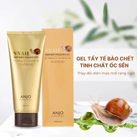 ANJO Tẩy Tế Bào Chết Professional Skin Soft Peeling Gel Snail 180ml